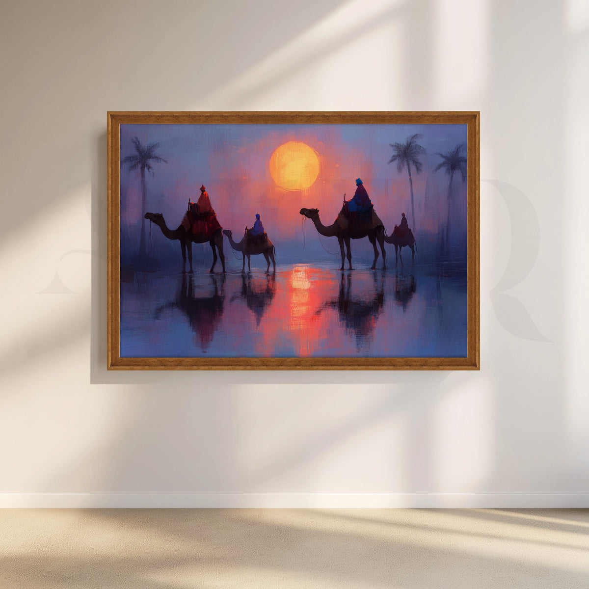 Twilight Caravan Canvas Artwork – Asha Art Studio – Image 6
