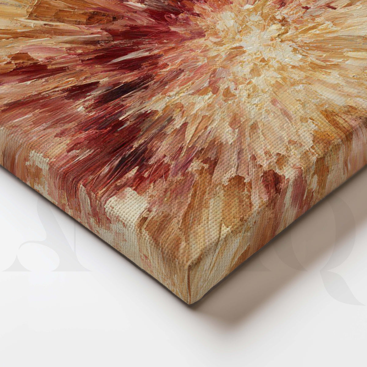 Warm Bloom Abstract Gallery Wall Set of 2 – Asha Art Studio – Image 2