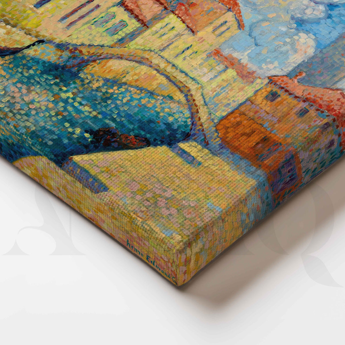 Venice Canal Cityscape Canvas Artwork – Asha Art Studio – Image 2