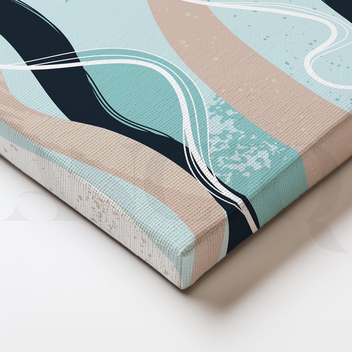 Gentle Curves Canvas Artwork – Asha Art Studio – Image 2