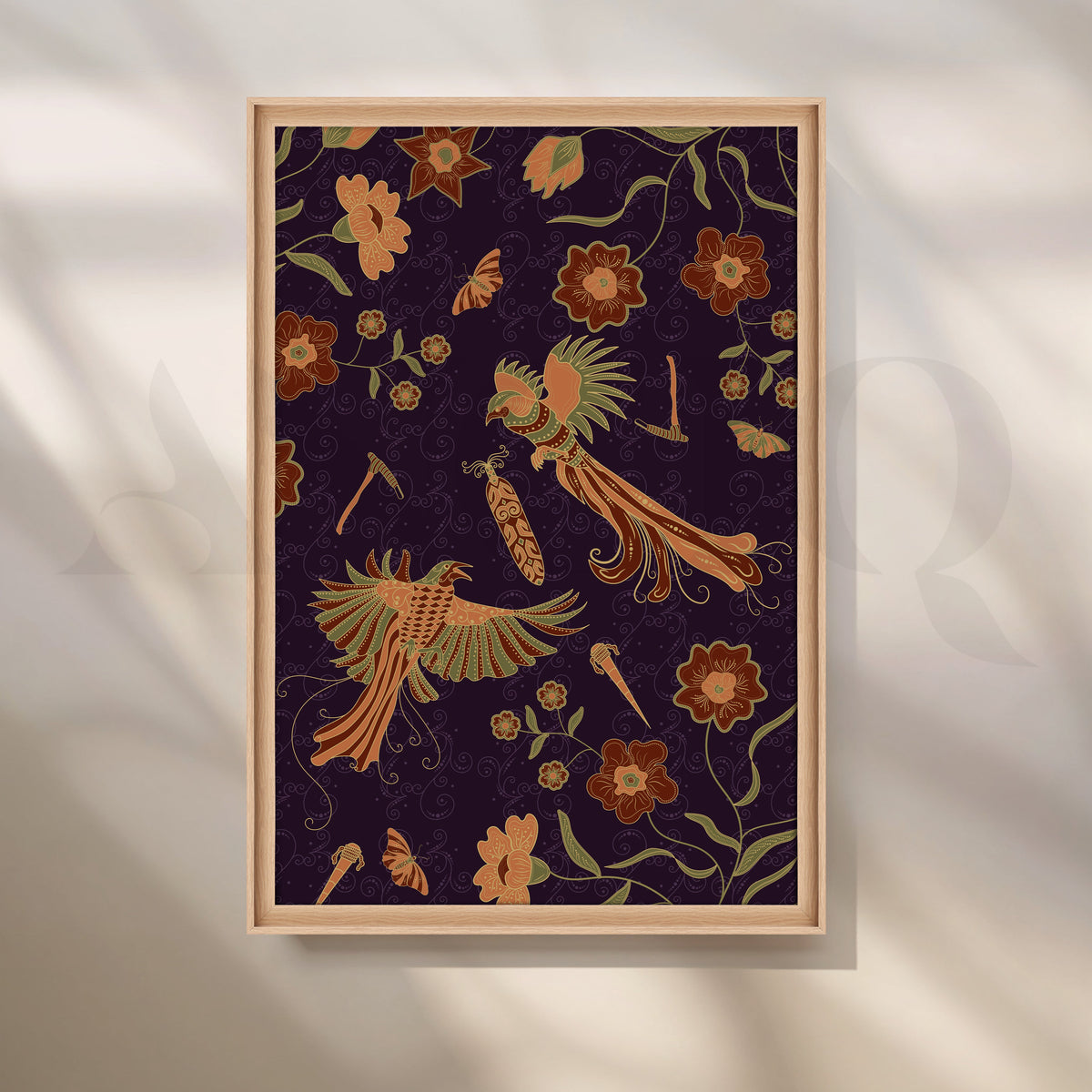Phoenix Garden Canvas Artwork – Asha Art Studio – Image 5