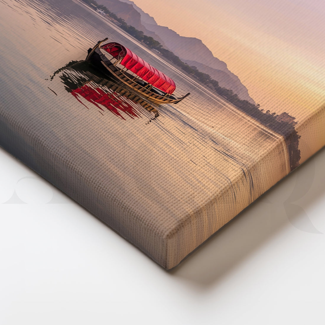 Udaipur Sunset Canvas Artwork – Asha Art Studio