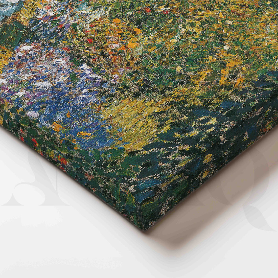 Impressionist Garden Walk Canvas Artwork – Asha Art Studio