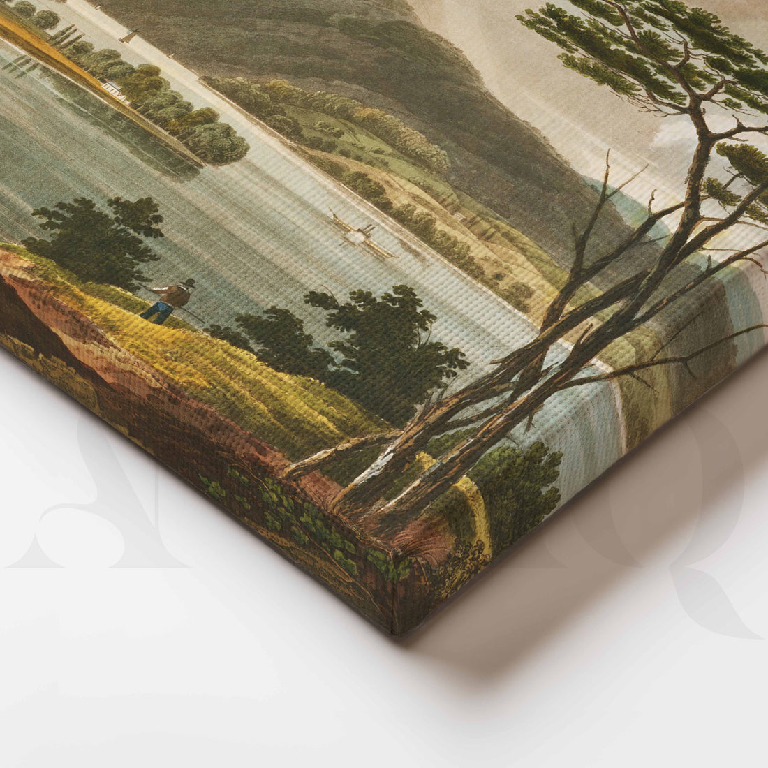 Classical Lake Valley Canvas Artwork – Asha Art Studio