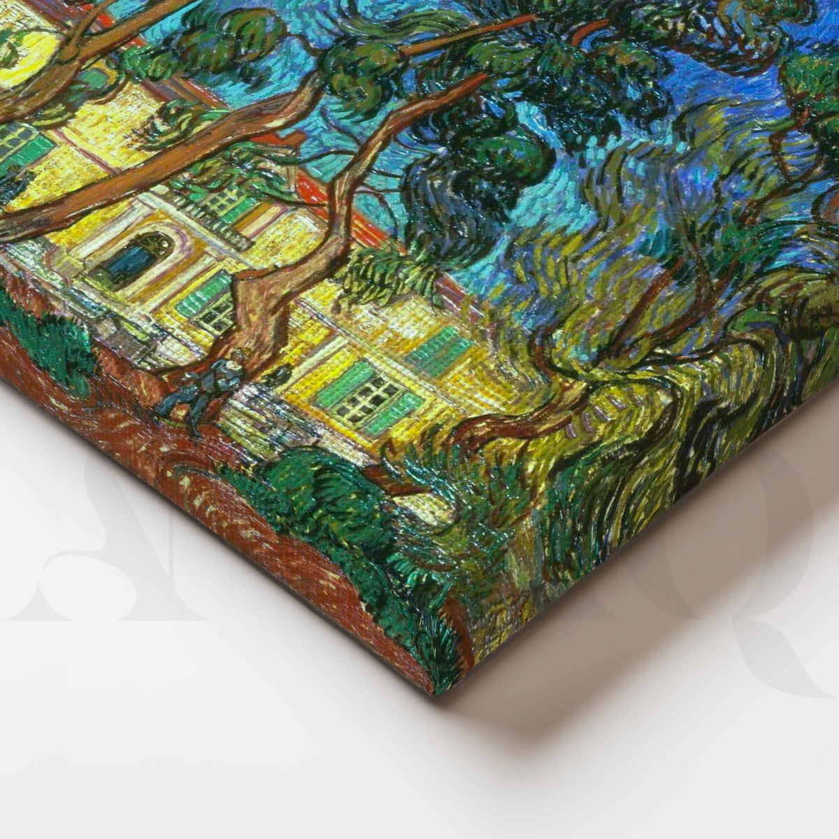 Van Gogh Garden Landscape Canvas Artwork – Asha Art Studio – Image 2