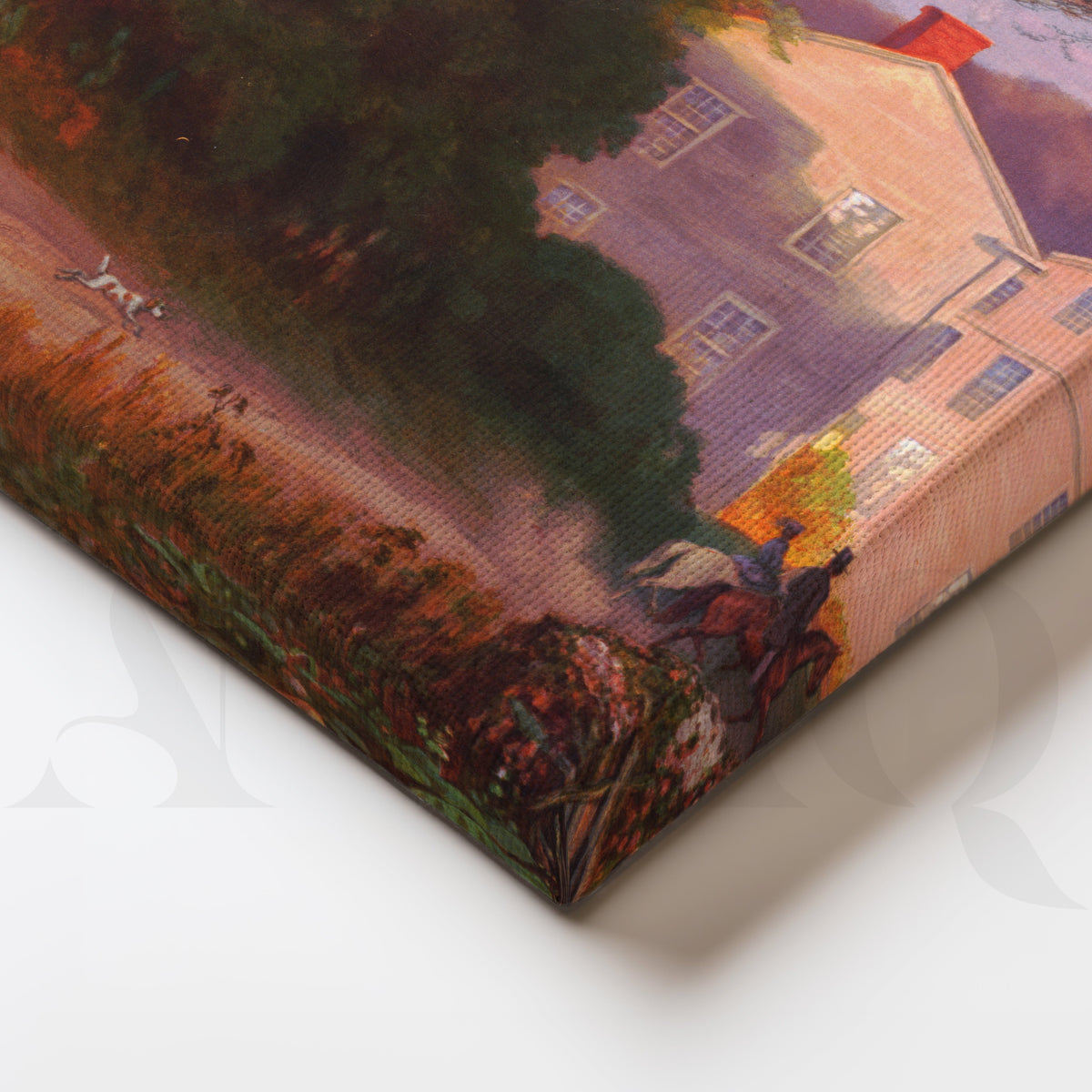Autumn Countryside Estate Gallery Wall – Set of 3 Classic Landscape Artworks - 18 x 24 Inches – Asha Art Studio – Image 2
