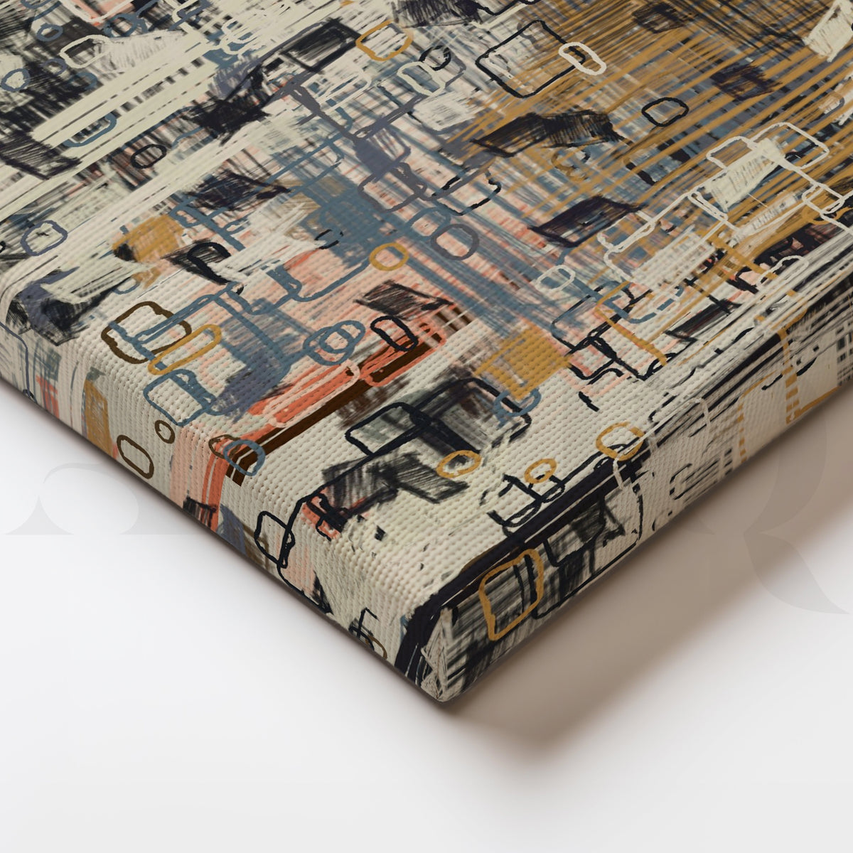 Modern Metropolis Canvas Wall Artwork – Asha Art Studio – Image 2