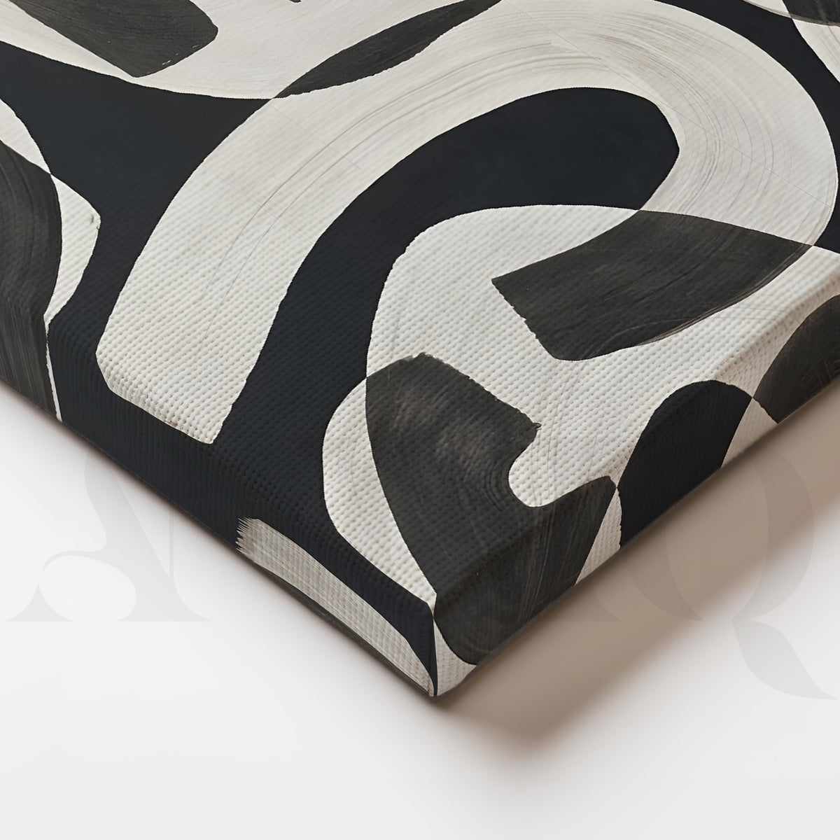 Brush Pattern Canvas Artwork – Asha Art Studio – Image 2