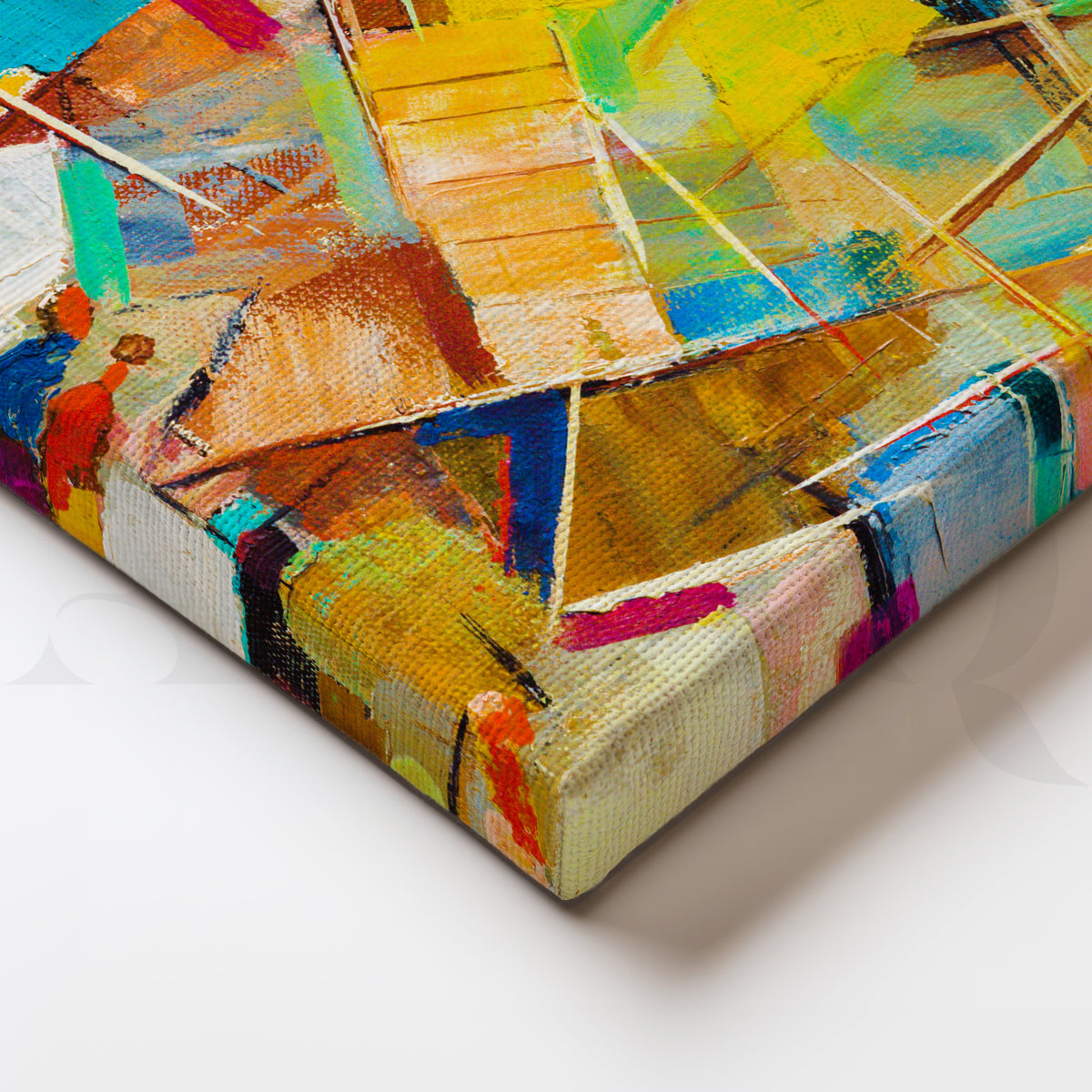 Colorful Abstract Canvas Artwork – Asha Art Studio – Image 2