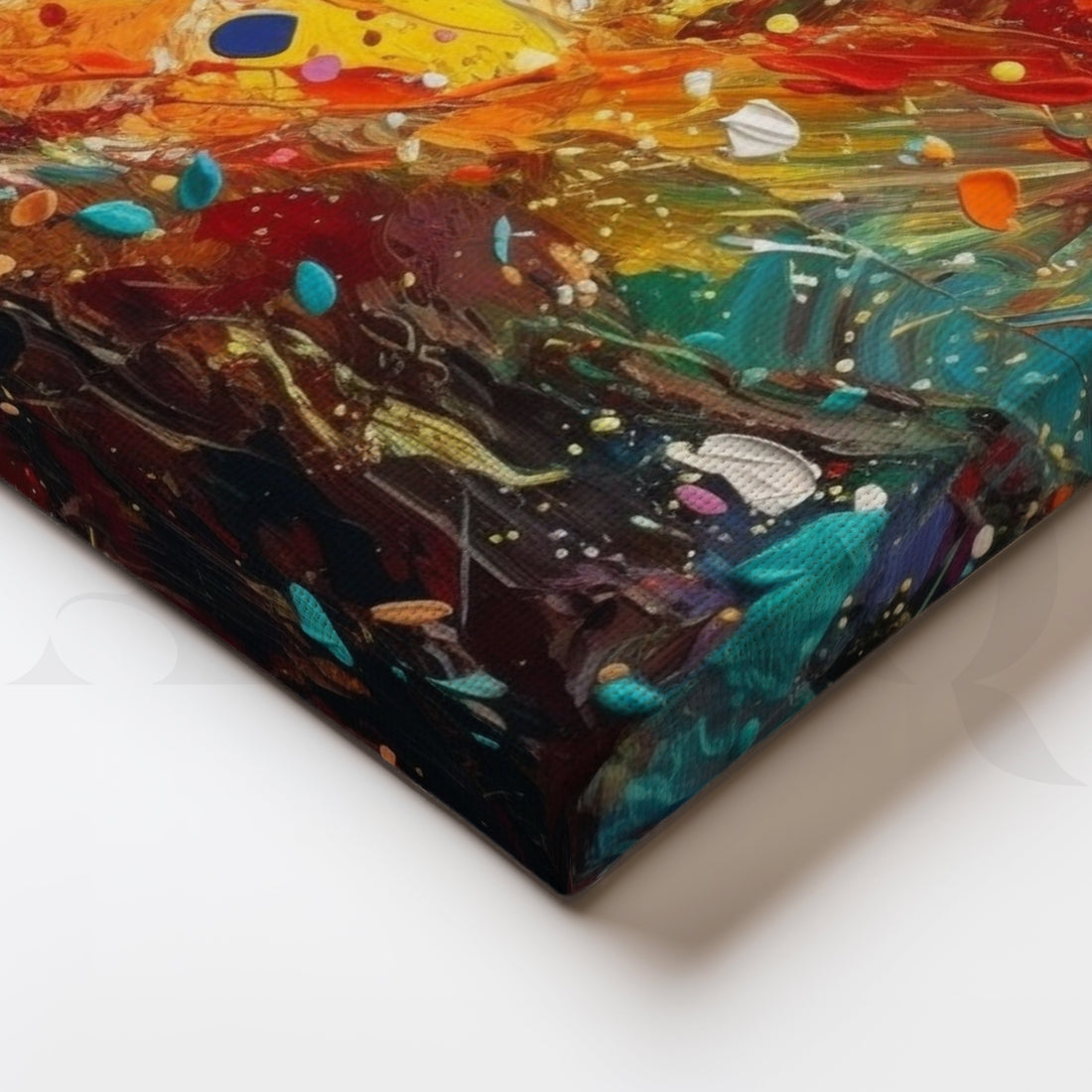Modern Colorful Abstract Canvas wall Artwork – Asha Art Studio