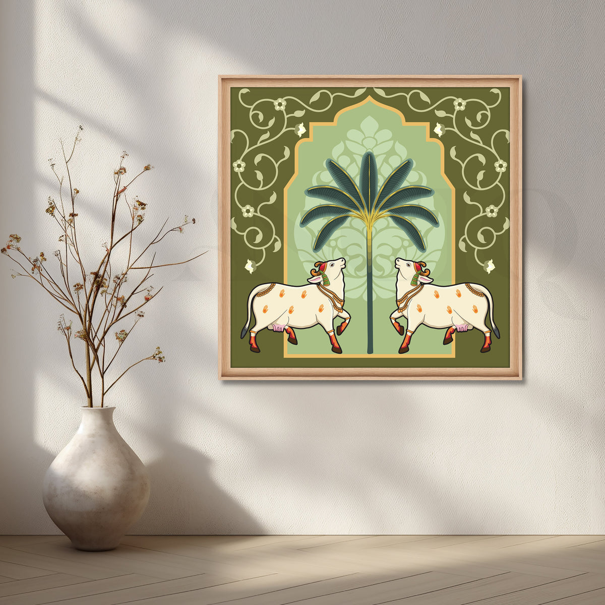 Sacred Harmony Canvas Artwork – Asha Art Studio – Image 5