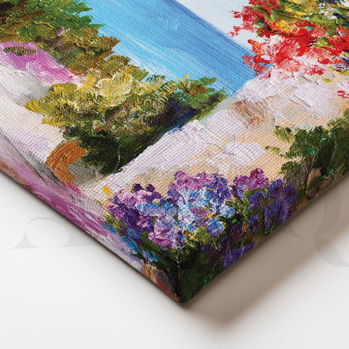 European Countryside Canvas Artwork (Ready to Ship) – Asha Art Studio – Image 2