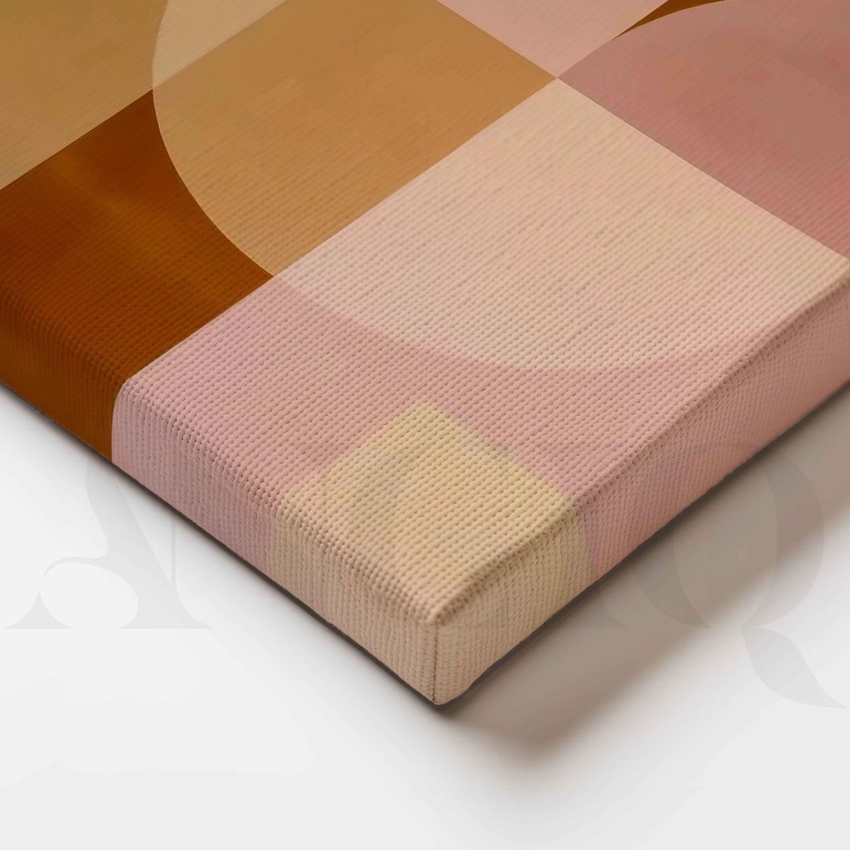 Soft Pastel Geometric Gallery Wall Artwork Set of 3 – Asha Art Studio – Image 2