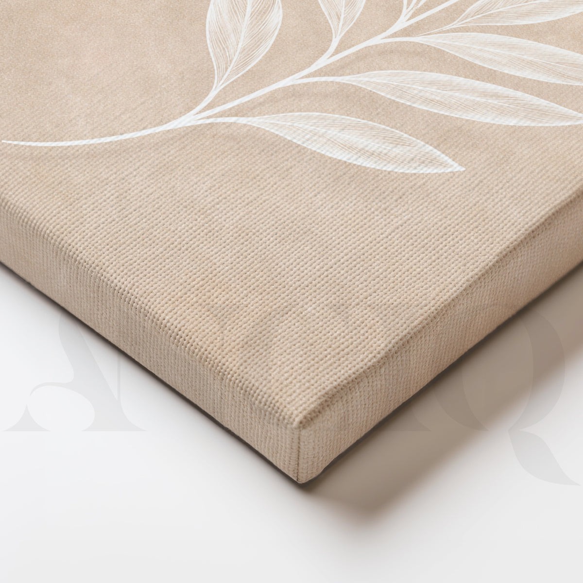 Minimal Leaf Imprint Gallery Wall – Set of 3 Botanical Artworks - 18 x 24 Inches – Asha Art Studio – Image 2