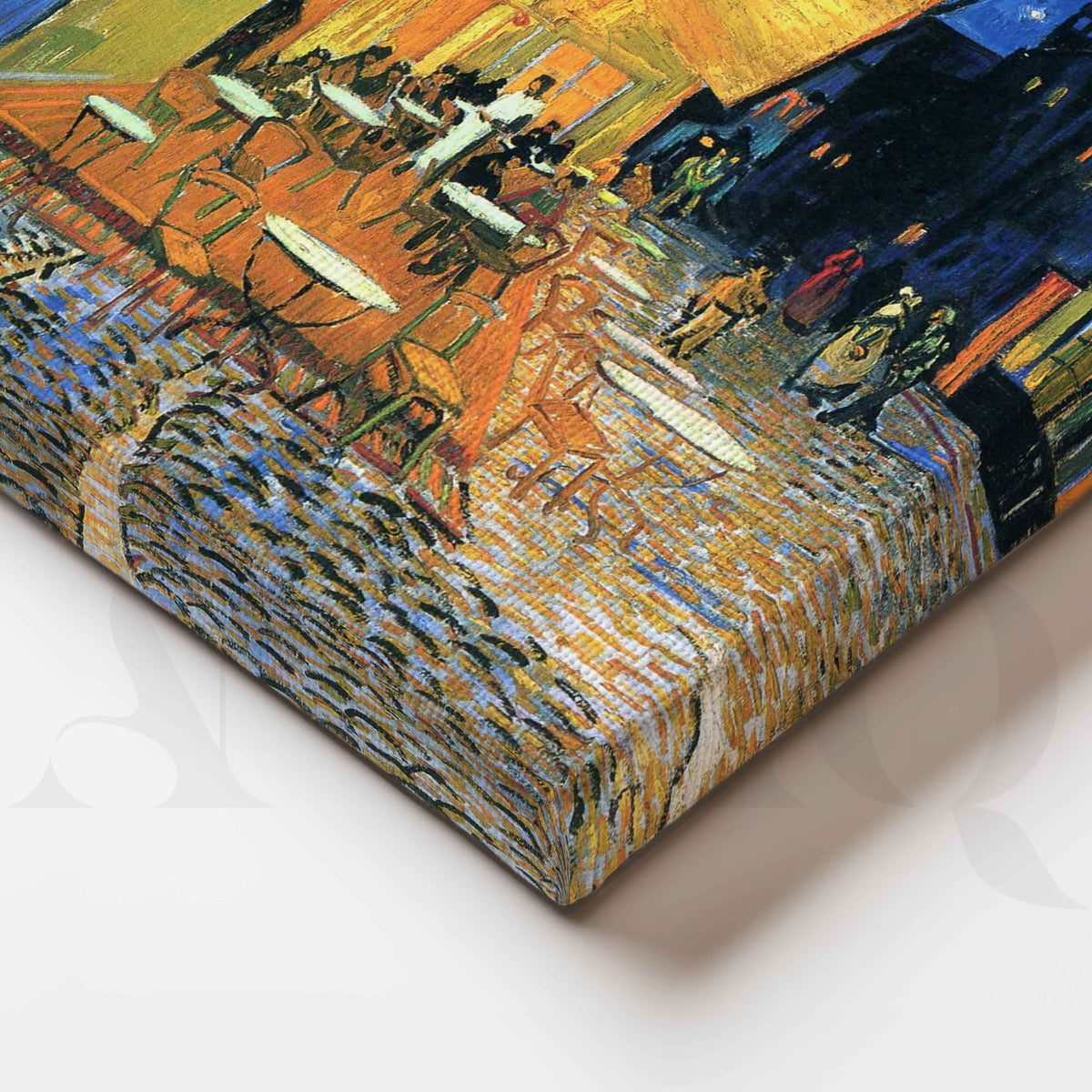 Van Gogh Café Terrace Night Canvas Artwork – Asha Art Studio – Image 2