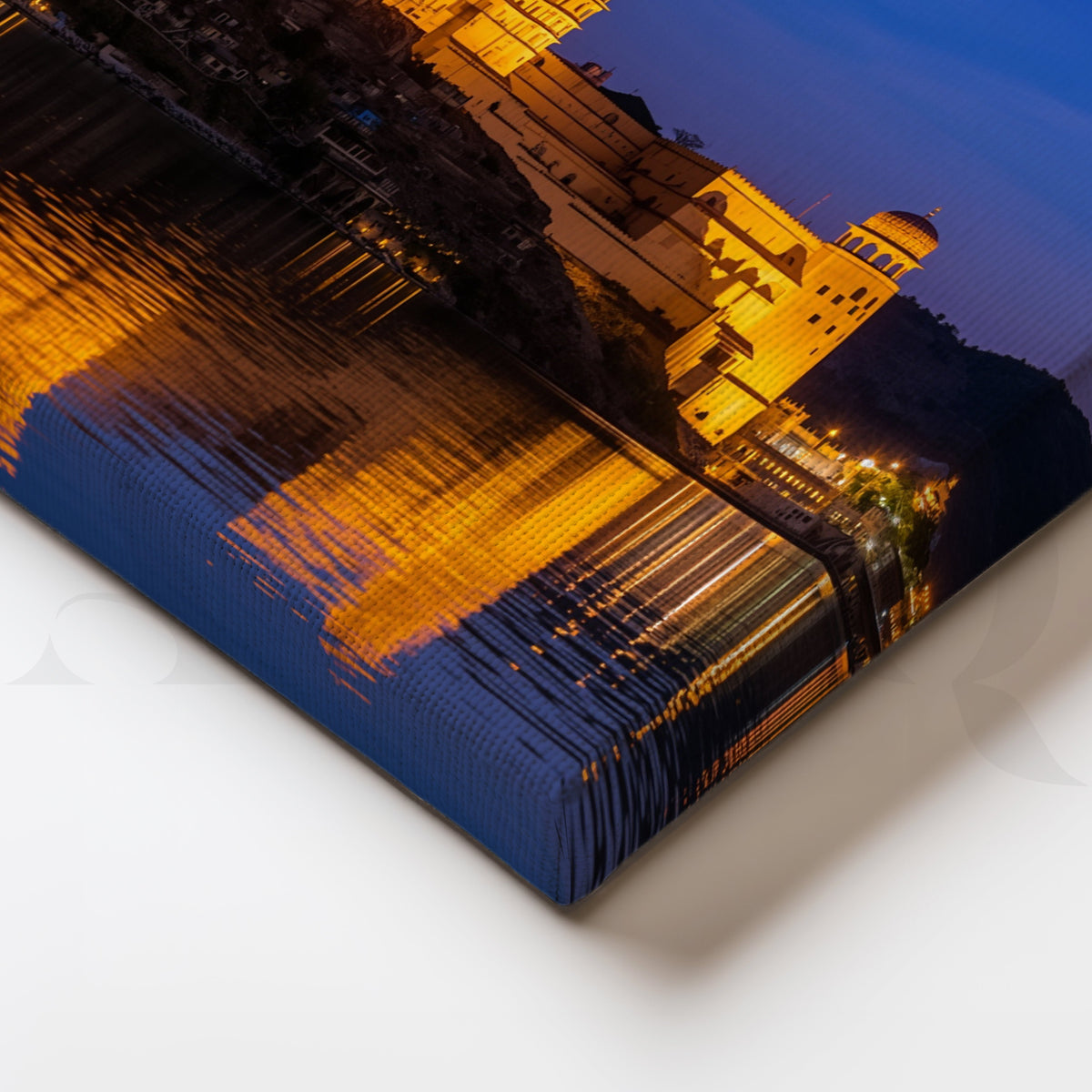 Udaipur City Night View Canvas Artwork – Asha Art Studio – Image 2