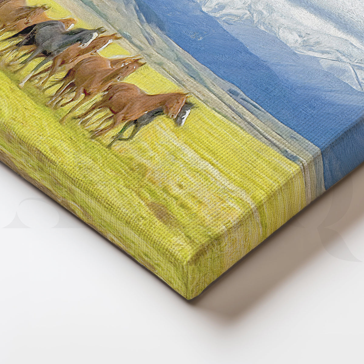 Wild Herd Canvas Artwork – Asha Art Studio – Image 2