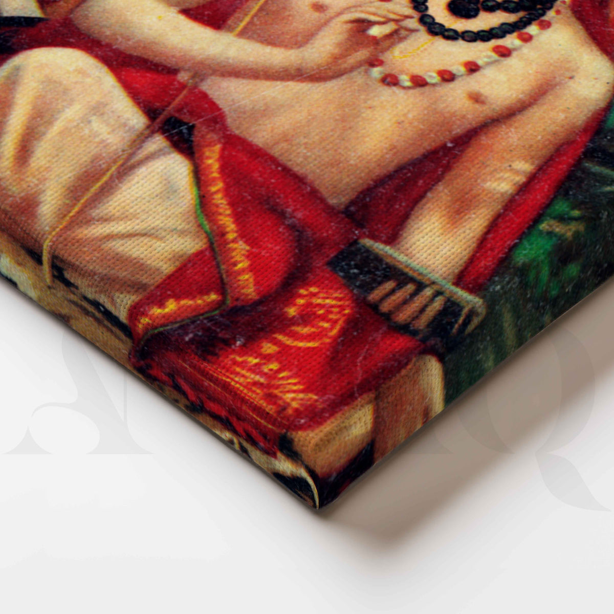 Adi Shankaracharya Seated Canvas Artwork – Asha Art Studio – Image 2
