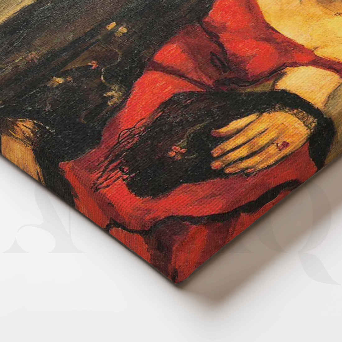 Spanish Girl by Amrita Sher-Gil Canvas Artwork – Asha Art Studio