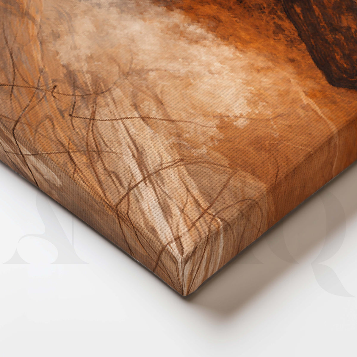Earthy Storm Abstract Gallery Wall Set of 2 – Asha Art Studio – Image 2