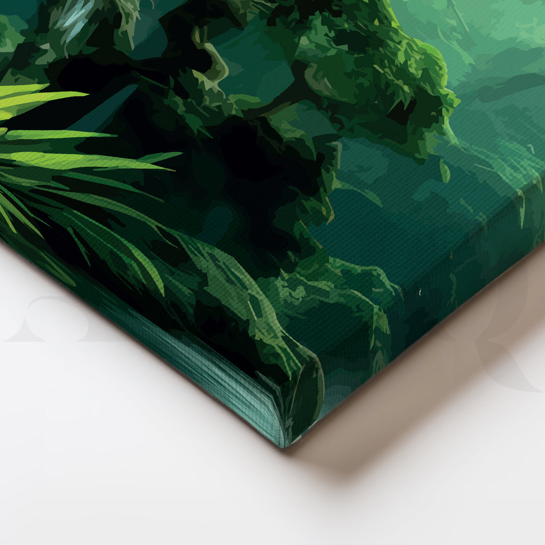 Serene Wilderness Canvas Artwork – Asha Art Studio
