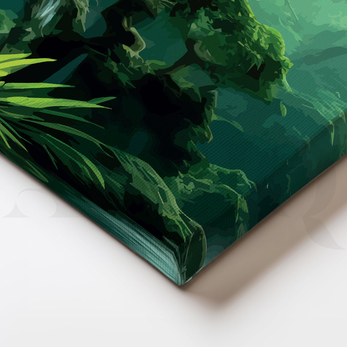 Serene Wilderness Canvas Artwork – Asha Art Studio – Image 2