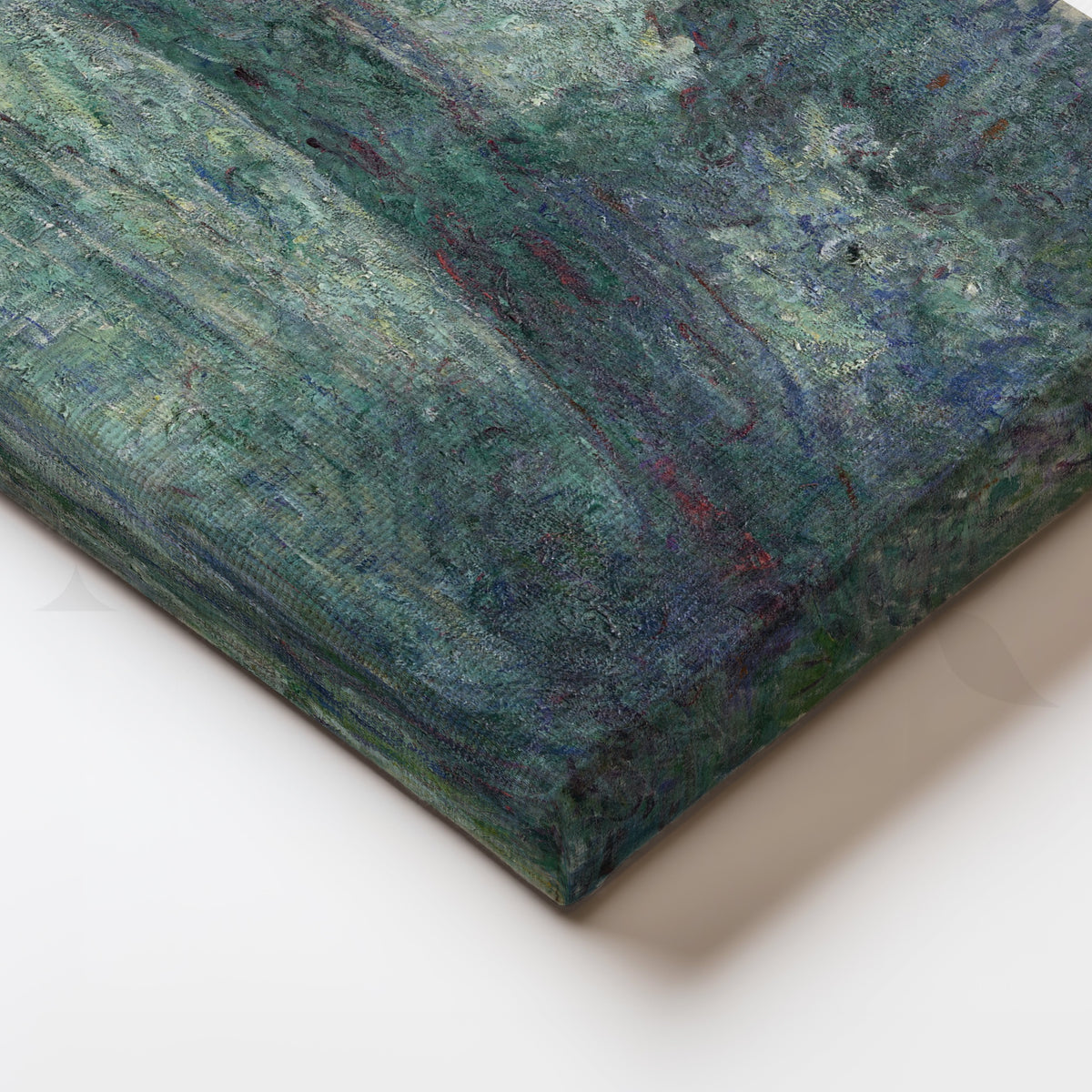 Water Garden Bridge Canvas Artwork – Asha Art Studio – Image 2