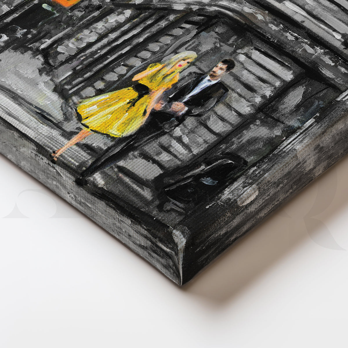 Pulse Beneath the Skyline Canvas Artwork – Asha Art Studio – Image 2