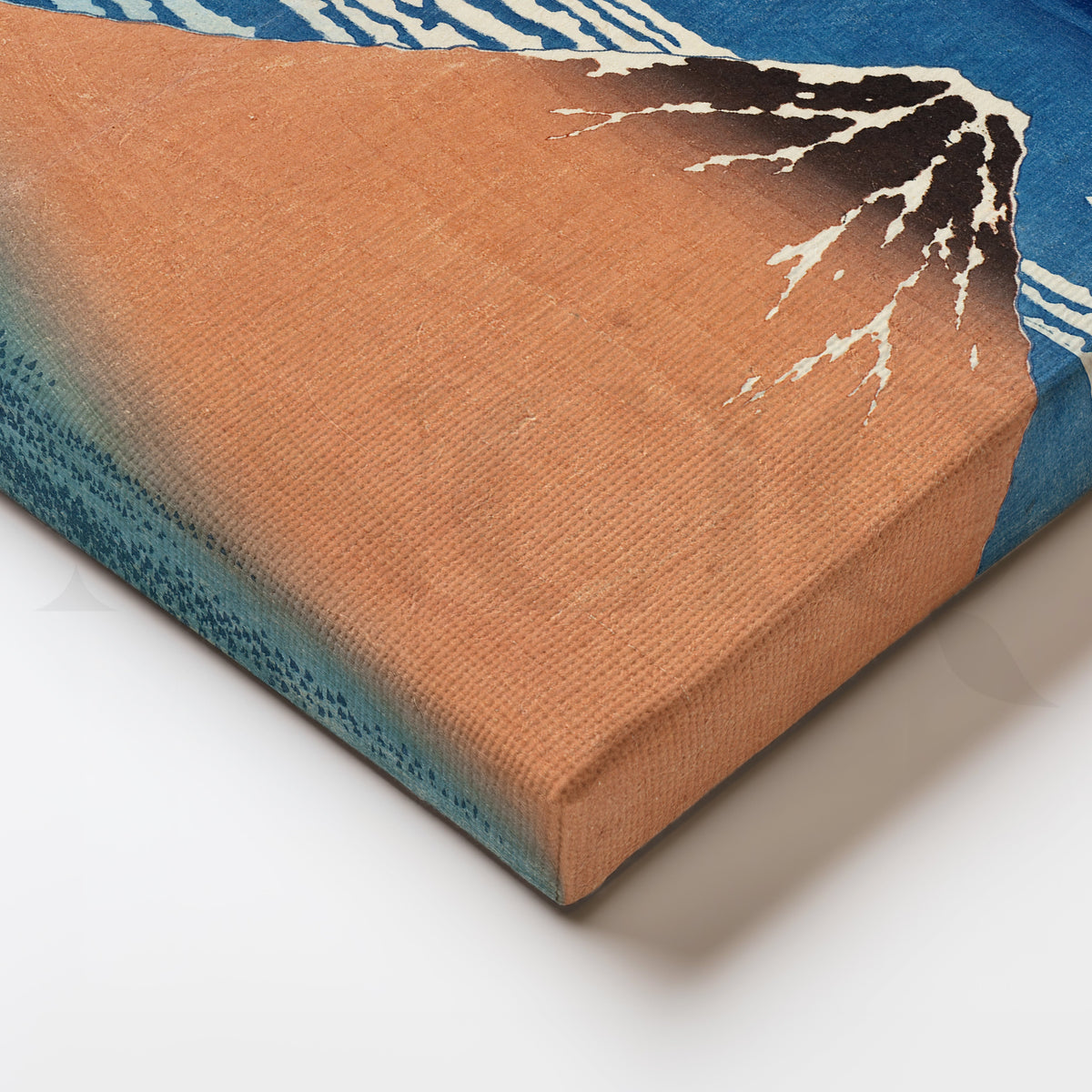 Blue Sky over Red Fuji Canvas Artwork – Asha Art Studio – Image 2