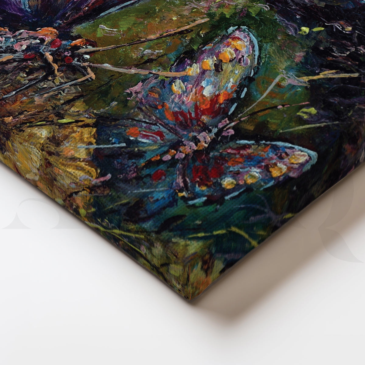 Enchanting Butterflies Canvas Artwork – Asha Art Studio – Image 2