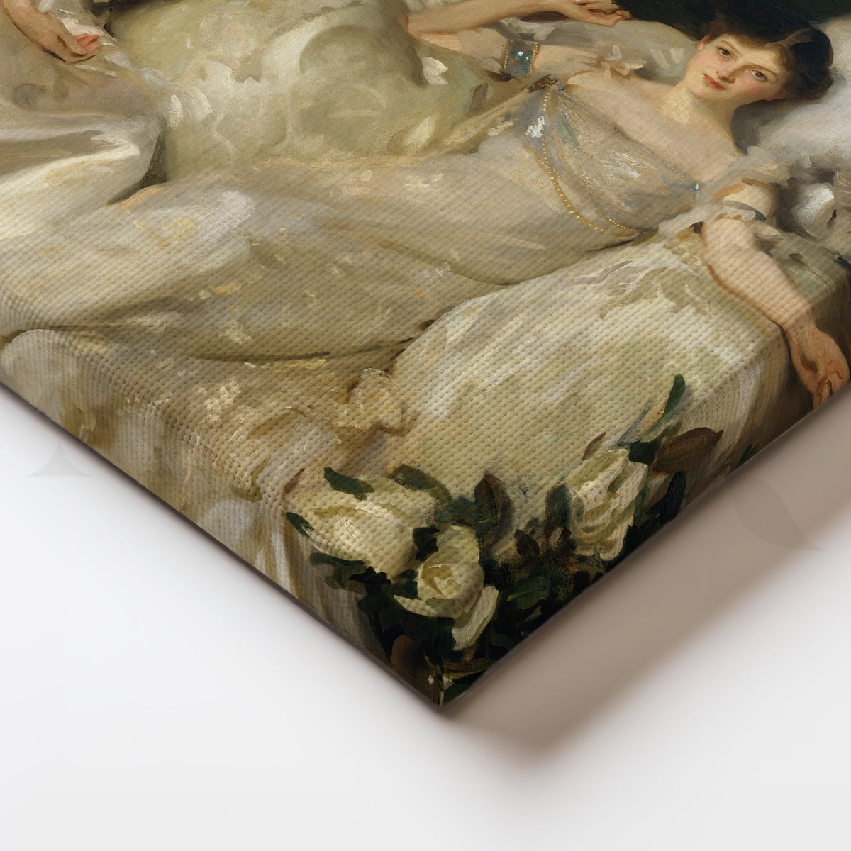 Gilded Salon Sisters Canvas Artwork – Asha Art Studio – Image 2