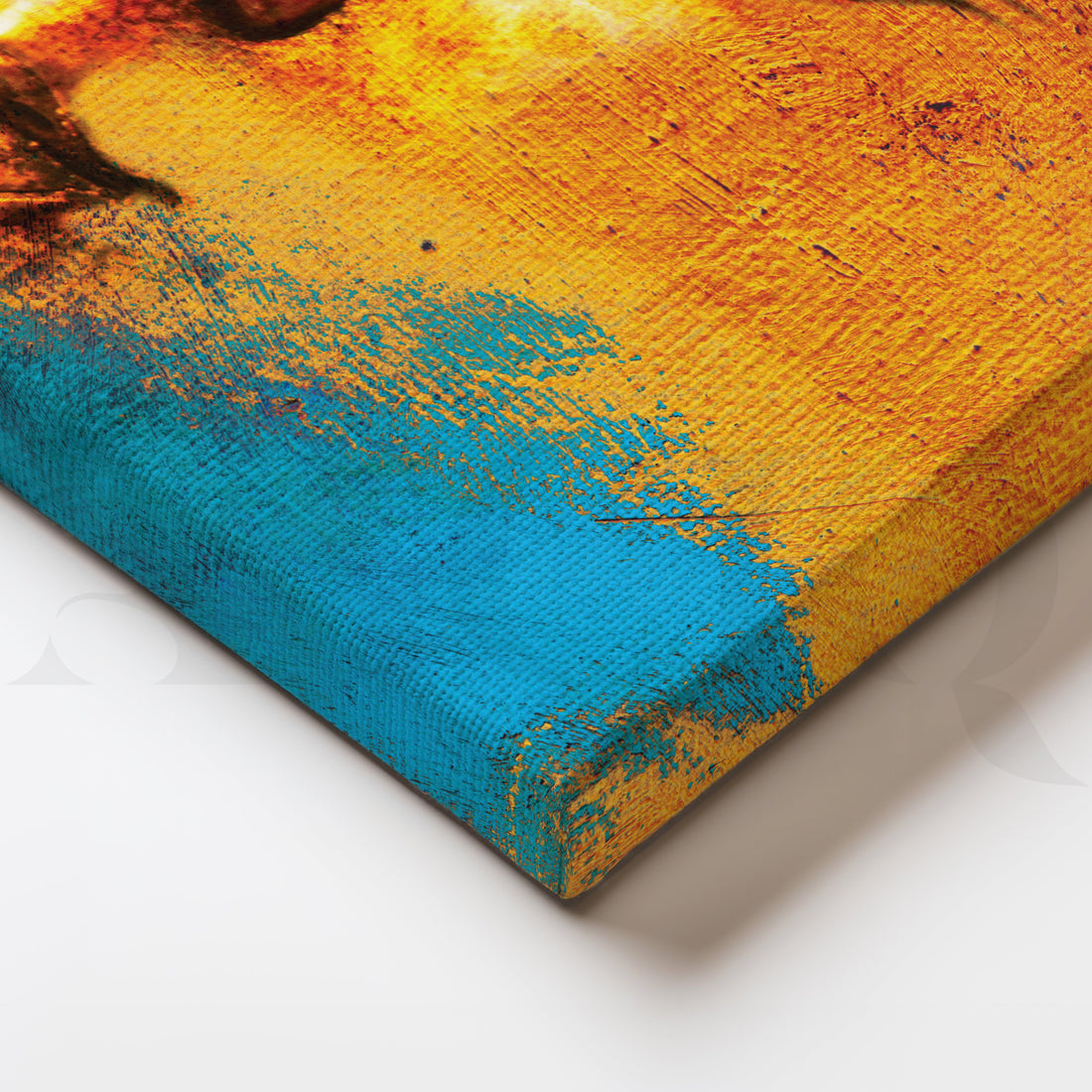 Lord Buddha's Tranquil Canvas Artwork – Asha Art Studio