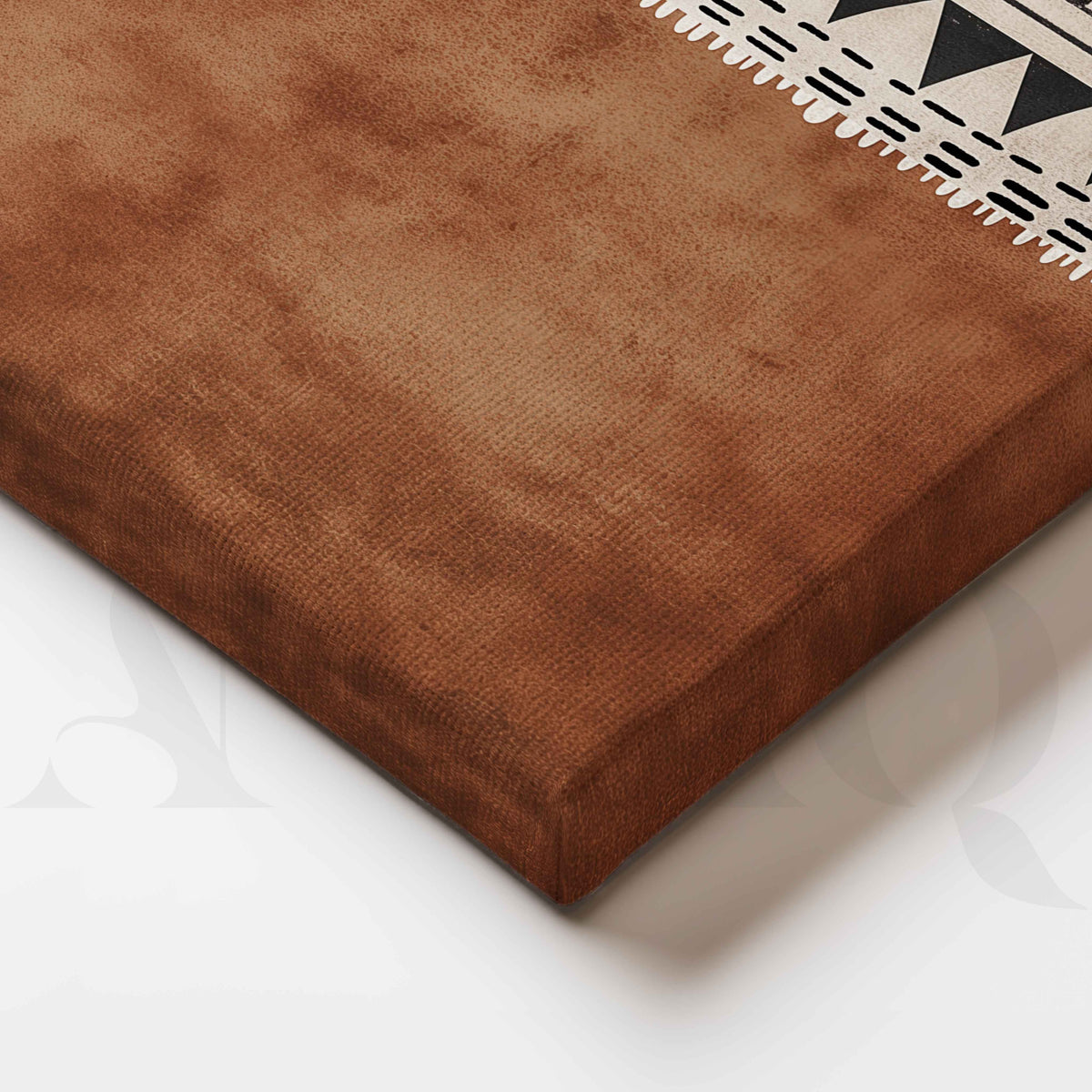 Earthy Tribal Pattern Gallery Wall Set of 4 – Asha Art Studio – Image 2