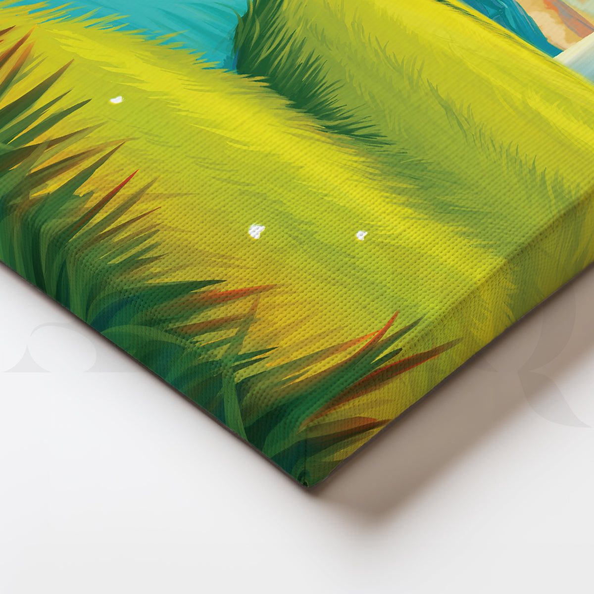 Countryside Love Canvas Artwork – Asha Art Studio – Image 2