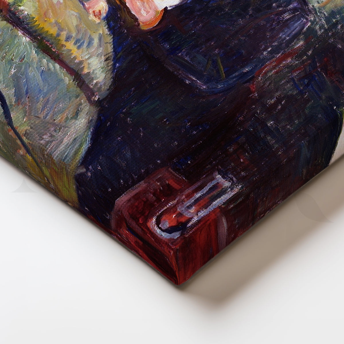 The Sick Room (Edvard Munch) Canvas Artwork – Asha Art Studio – Image 2