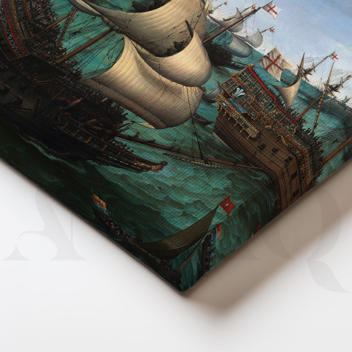 Historic Naval Fleet Gallery Wall – Set of 3 Classic Maritime Artworks - 18 x 24 Inches – Asha Art Studio – Image 2