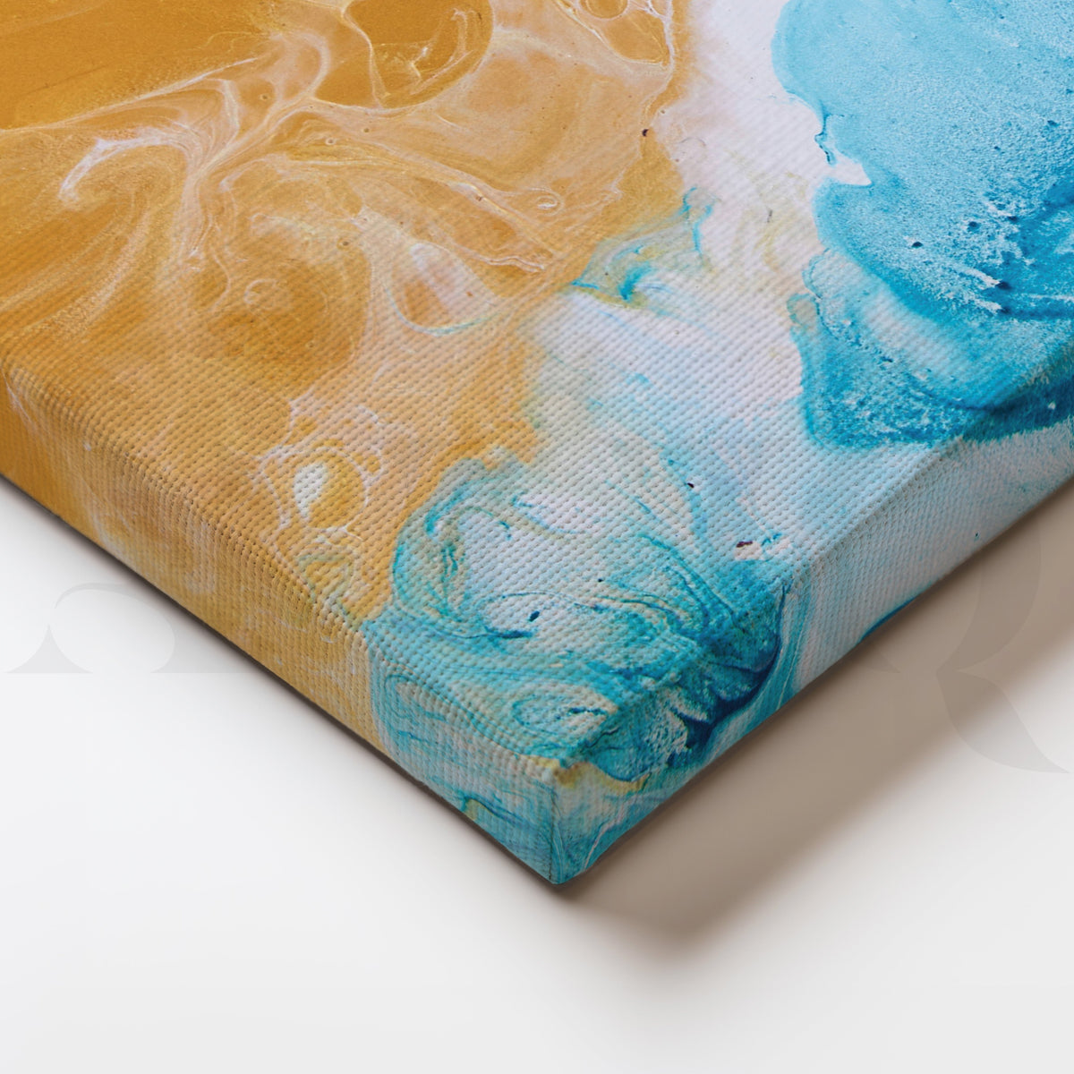 Serenity Shore Coastal Canvas Artwork – Asha Art Studio – Image 2
