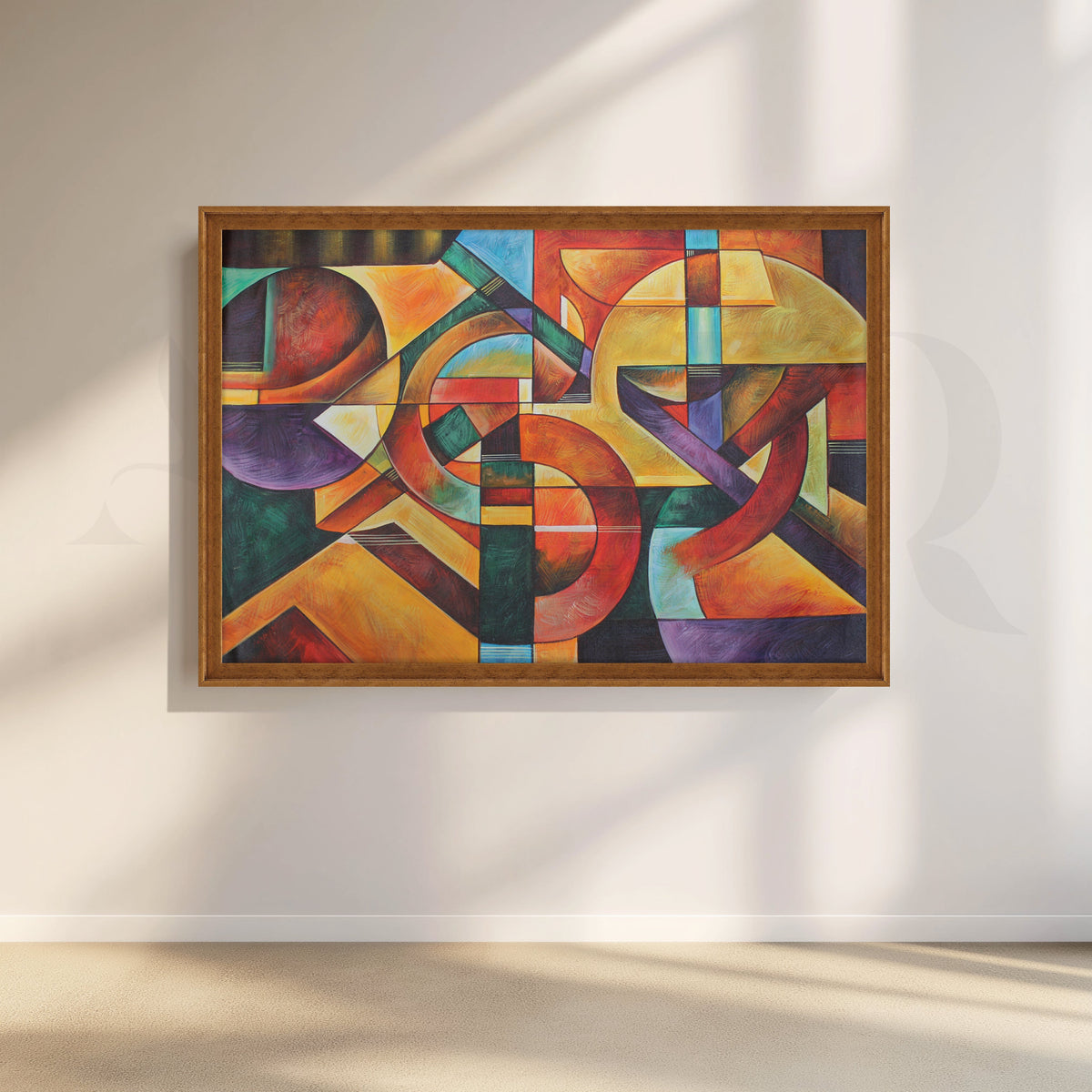 Vibrant Multicolor Geometric Artwork – Asha Art Studio – Image 6