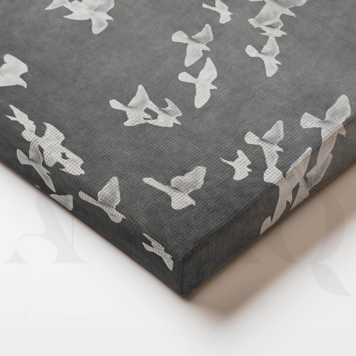 Monochrome Flying Birds Gallery Wall Set of 2 – Asha Art Studio – Image 2