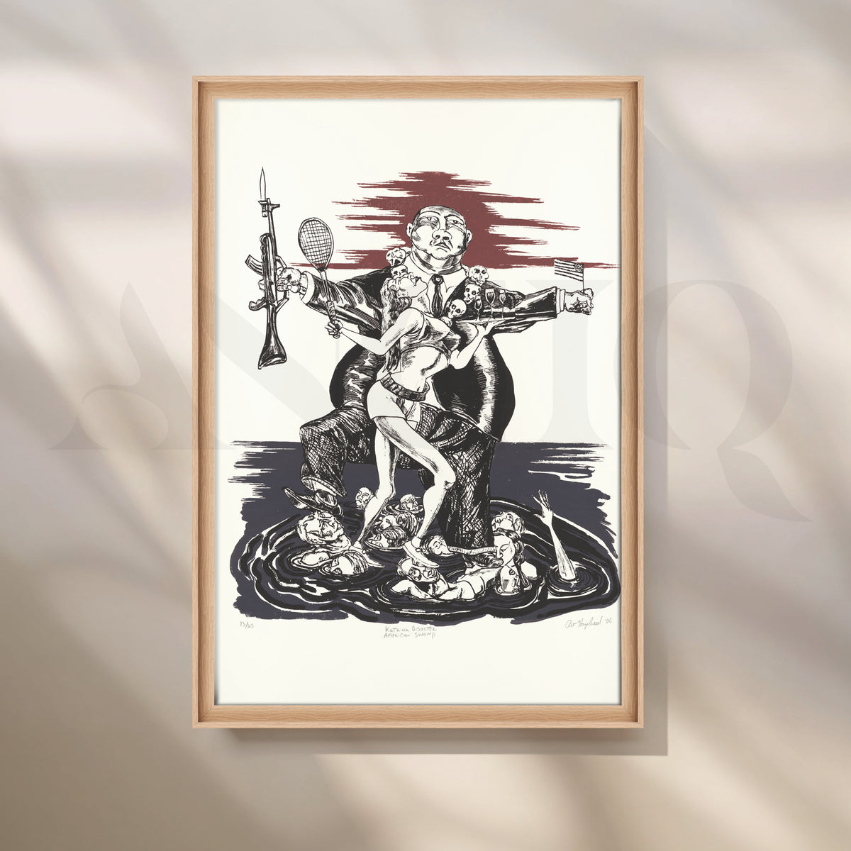 American Beast Canvas Artwork – Asha Art Studio – Image 5