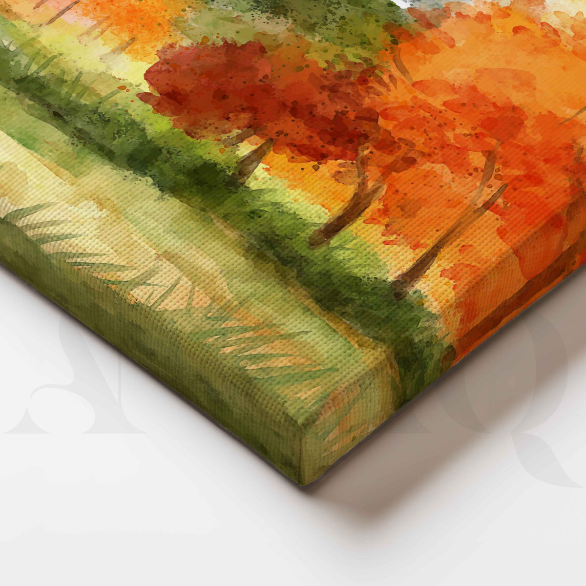 Autumn Garden Landscape Canvas Artwork – Asha Art Studio – Image 2