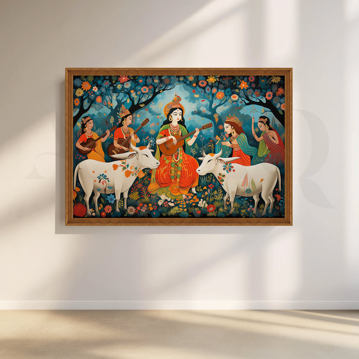 Melody in the Forest Canvas Artwork – Asha Art Studio – Image 6