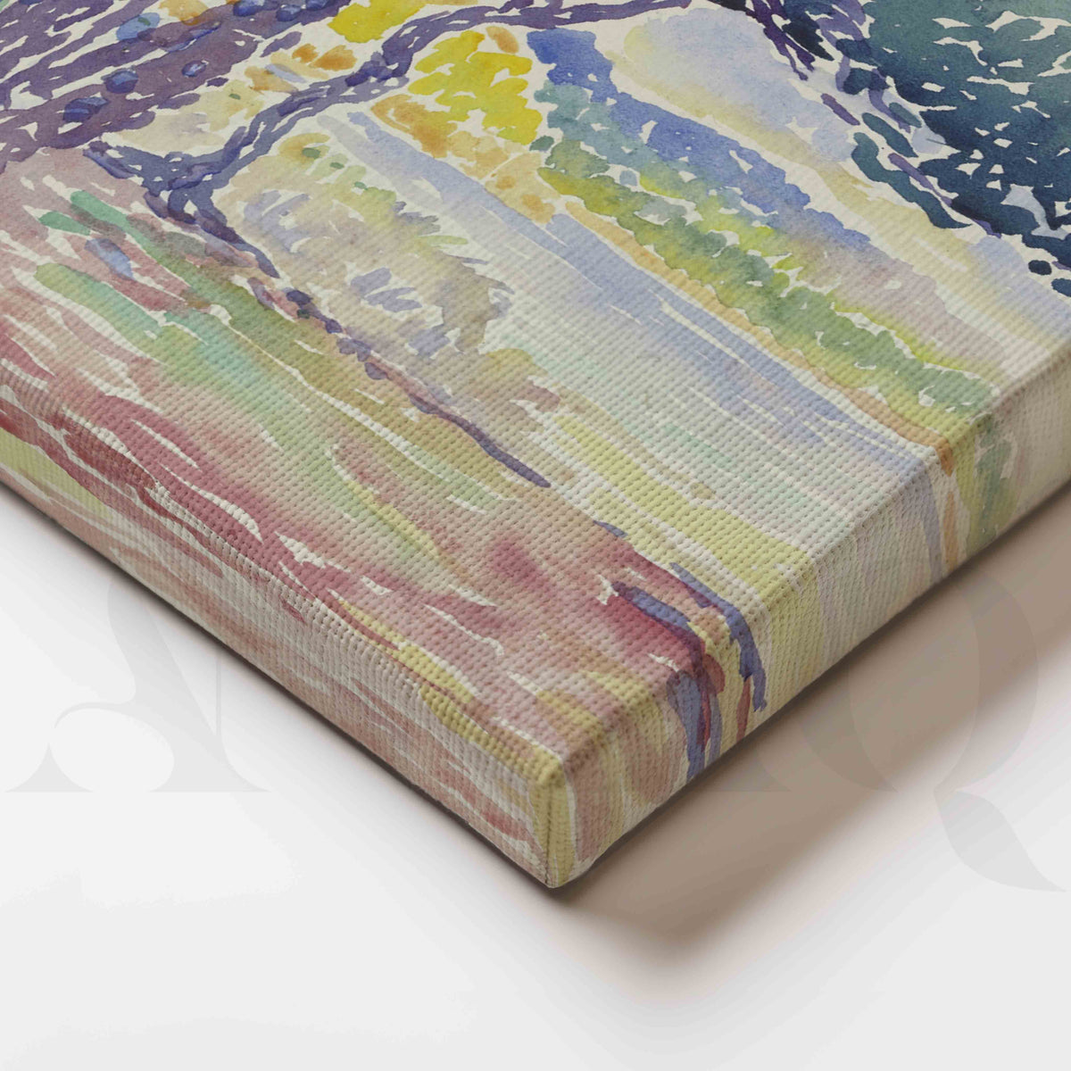 Coastal Pine Grove Canvas Artwork – Asha Art Studio – Image 2