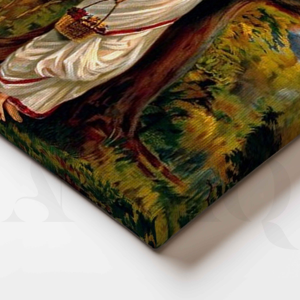 Ahalya by Raja Ravi Varma Canvas Artwork – Asha Art Studio – Image 2