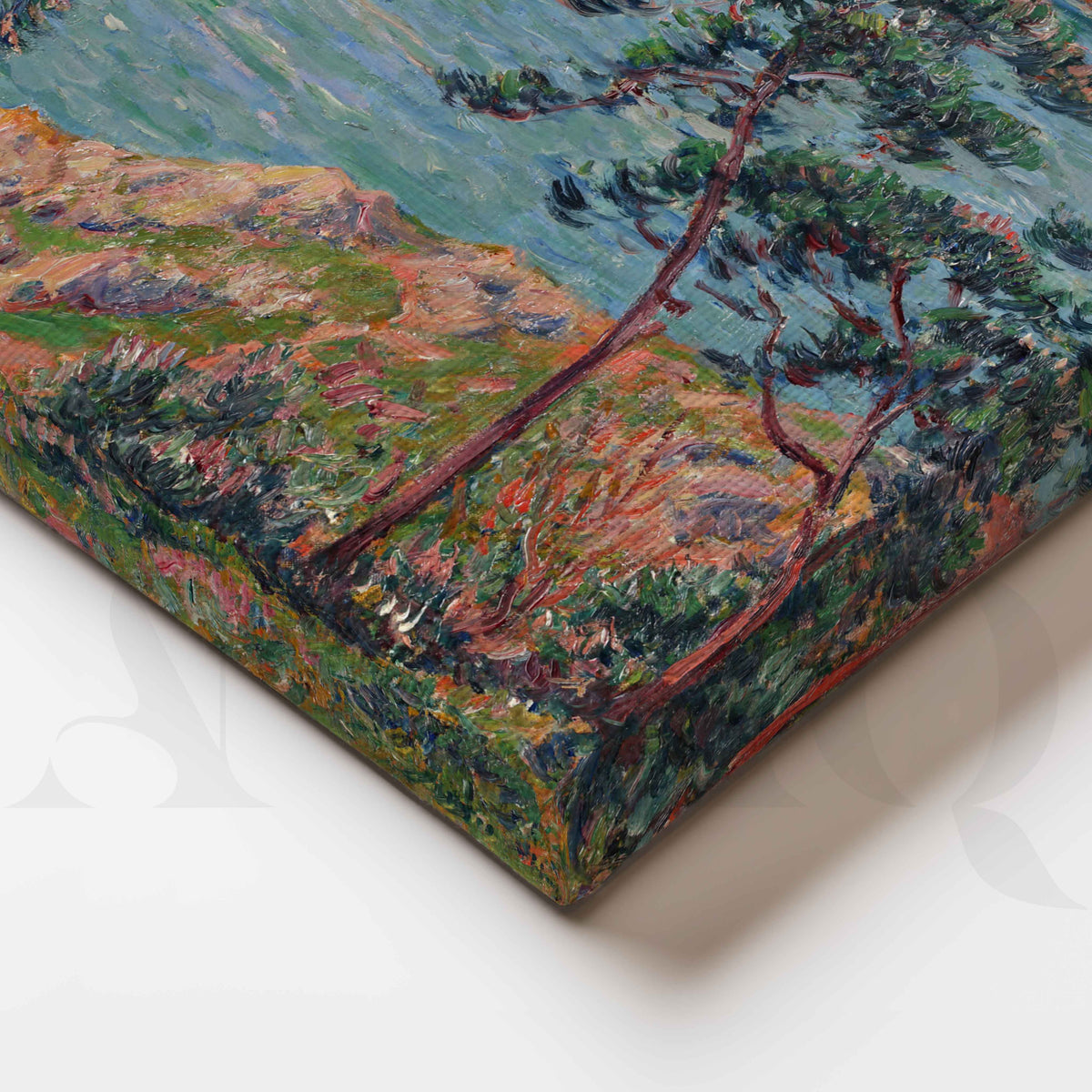 Henri Moret Pine Coast Seascape Canvas Artwork – Asha Art Studio – Image 2