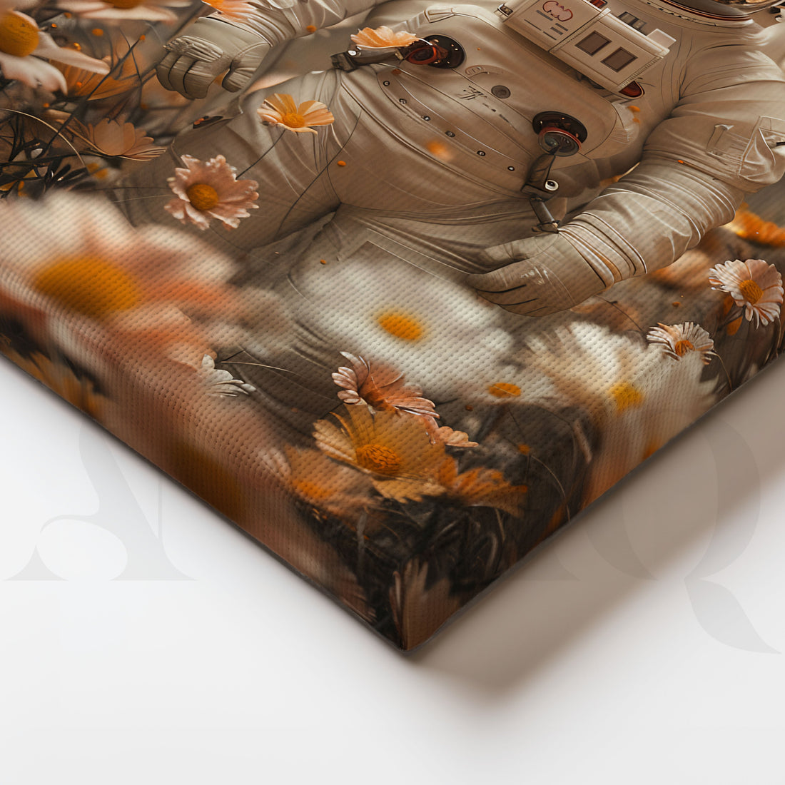 Floral Garden Surreal Canvas Pop Artwork – Asha Art Studio
