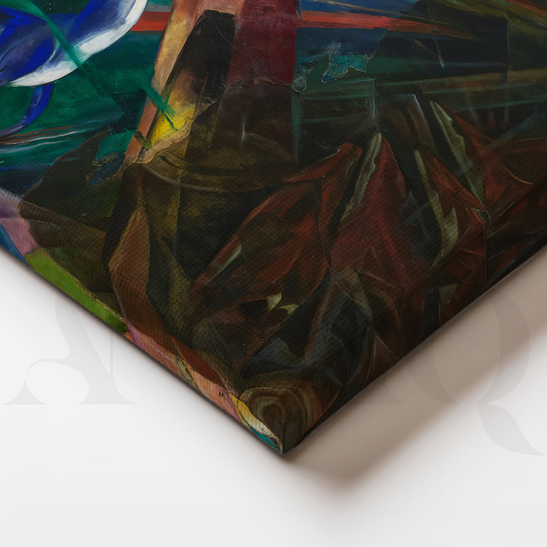 Dynamic Expressionist Canvas Artwork – Asha Art Studio