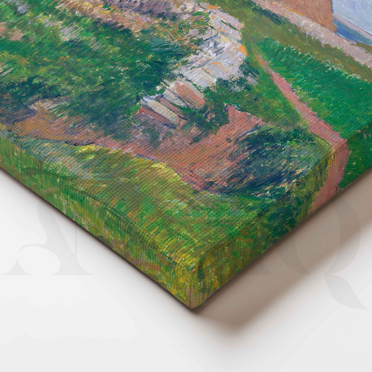Henri Moret Coastal Cottage Canvas Artwork – Asha Art Studio – Image 2