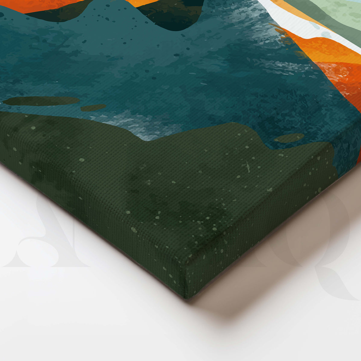 Vibrant Canyon Landscape Gallery Wall Artwork Set of 3 – Asha Art Studio – Image 2