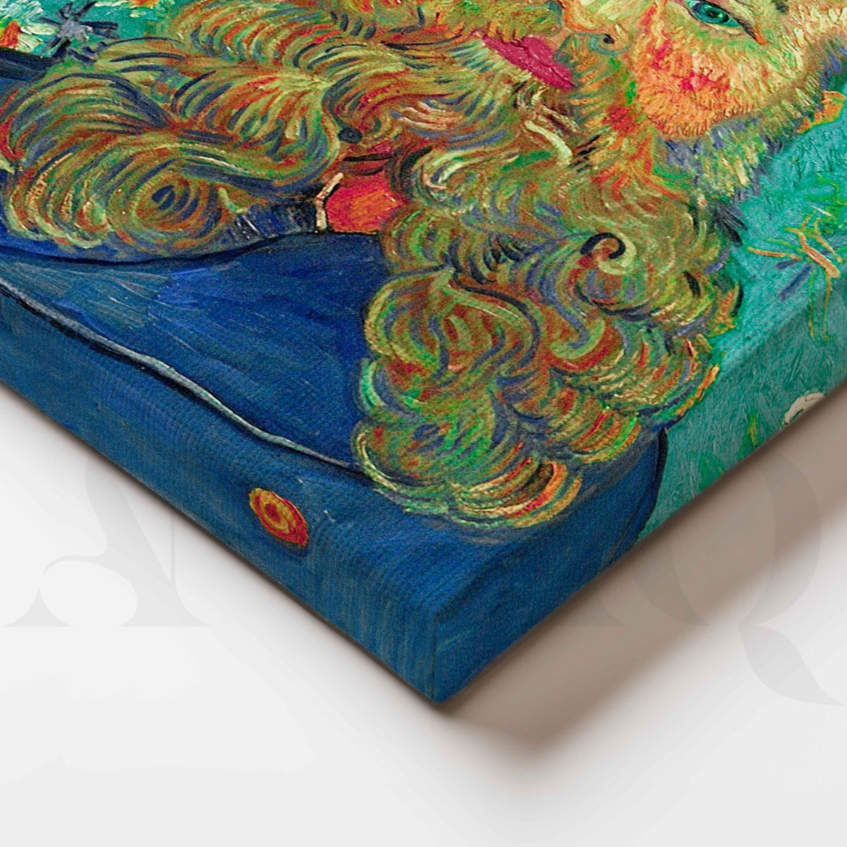 Van Gogh Postman Portrait Canvas Artwork – Asha Art Studio – Image 2